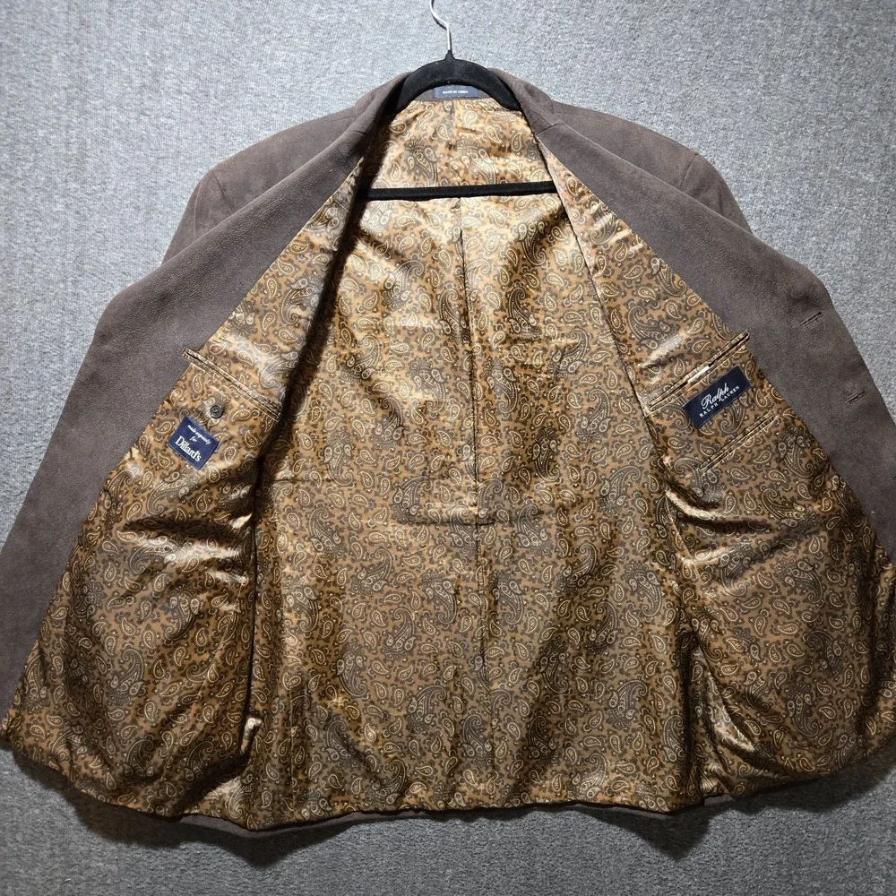 Ralph Lauren Sport Coat 48R‎ Brown Corduroy Blazer Jacket Classic Casual